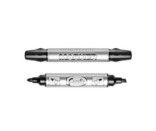 Permanentne marker FOROFIS kahe otsaga 1-5mm & 3.0mm must