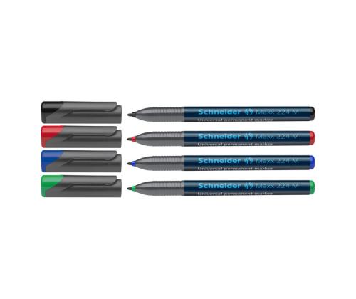 Permanentne marker OHP SCHNEIDER Maxx 224 M 1mm punane