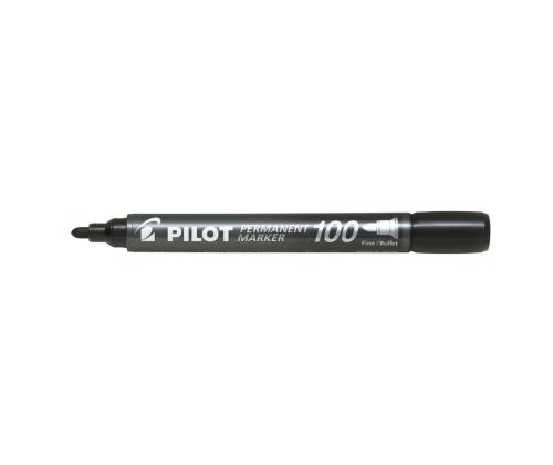 Permanentne marker PILOT 100 koonusotsaga 1mm must