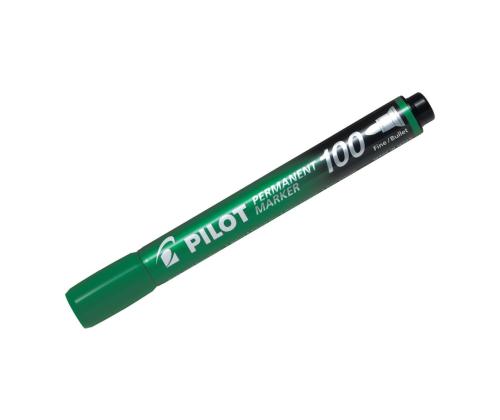 Permanentne marker PILOT 100 koonusotsaga 1mm roheline