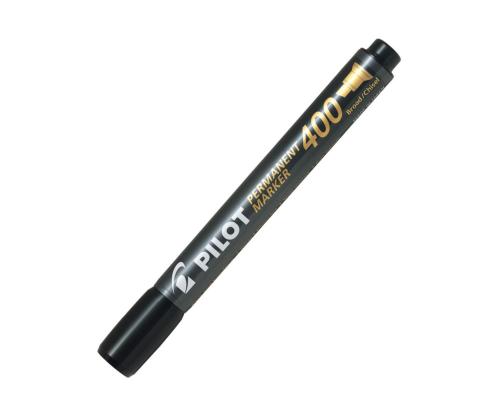 Permanentne marker PILOT 400 lõigatud otsaga 4mm must
