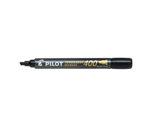 Permanentne marker PILOT 400 lõigatud otsaga 4mm must