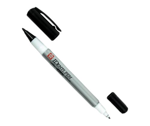 Permanentne marker SAKURA Identi-Pen kahe otsaga 0,41,0mm must