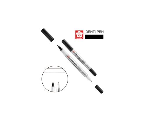 Permanentne marker SAKURA Identi-Pen kahe otsaga 0,41,0mm must