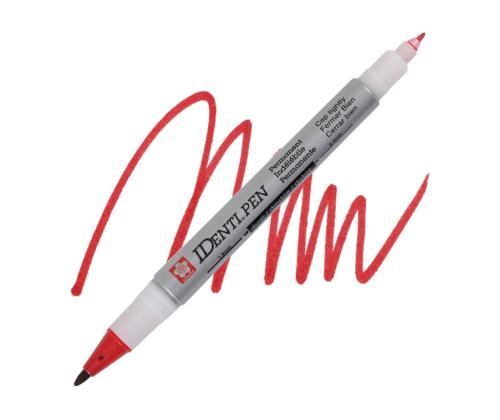 Permanentne marker SAKURA Identi-Pen kahe otsaga 0,41,0mm punane