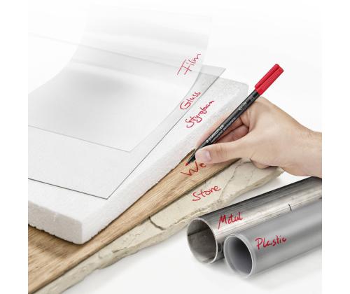 Permanentne marker STAEDTLER Lumocolor 317M 1,0mm 4 värvi komplekt