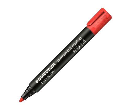 Permanentne marker STAEDTLER Lumocolor 352 koonilise otsaga 2,0mm punane