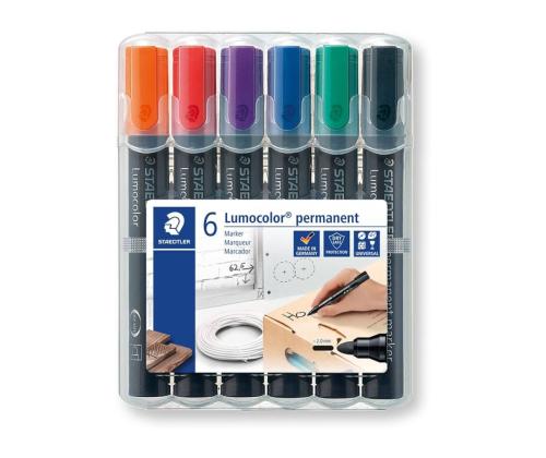 Permanentne marker STAEDTLER Lumocolor 352 koonilise otsaga 2,0mm punane