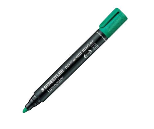 Permanentne marker STAEDTLER Lumocolor 352 koonilise otsaga 2mm roheline