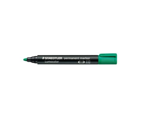 Permanentne marker STAEDTLER Lumocolor 352 koonilise otsaga 2mm roheline