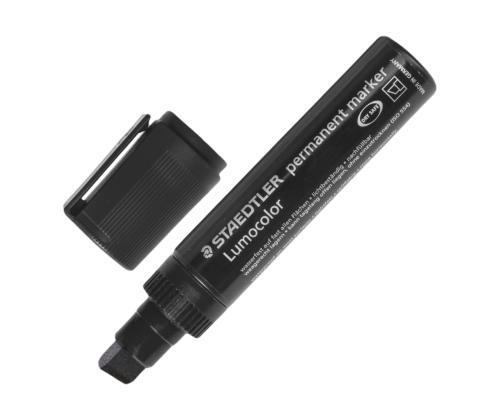Permanentne marker STAEDTLER Lumocolour 2-12mm lõigatud otsaga must