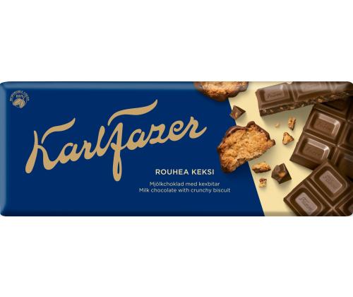 Piimašokolaad KARL FAZER tervete küpsistükkidega 180g