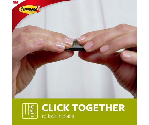 Pildikinnitusribad 3M COMMAND 17206BLK L suurus must, 7,2kg