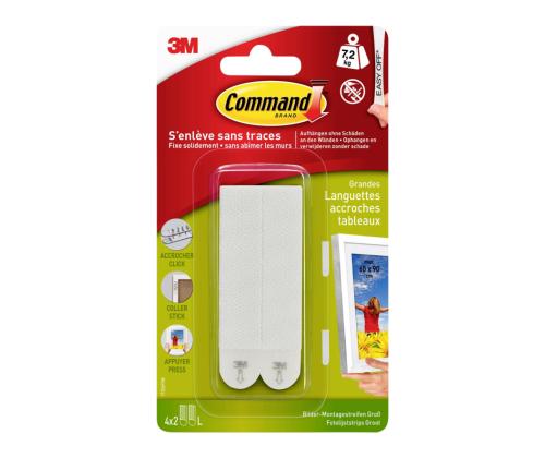 Pildikinnitusribad 3M COMMAND Dual Lock 17206 valge (7,2kg)
