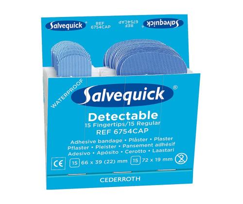 Plaastrite komplekt metallribaga toiduainetööstusele SALVEQUICK 180tk pakis