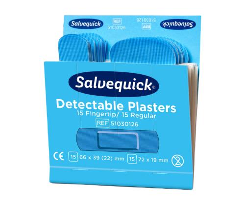 Plaastrite komplekt metallribaga toiduainetööstusele SALVEQUICK 180tk pakis