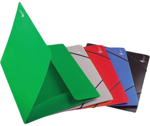 Plastmapp kummiga FORPUS Barocco A4 punane