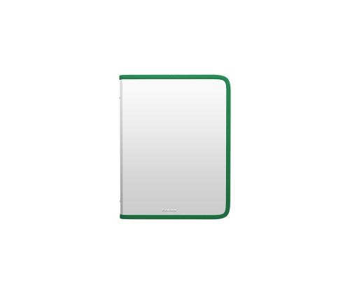 Plastmapp lukuga ERICH KRAUSE A5+ läbipaistev värvilise äärega