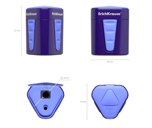Pliiatsiteritaja 2-osaline kogujaga ERICH KRAUSE Touch värvivalik