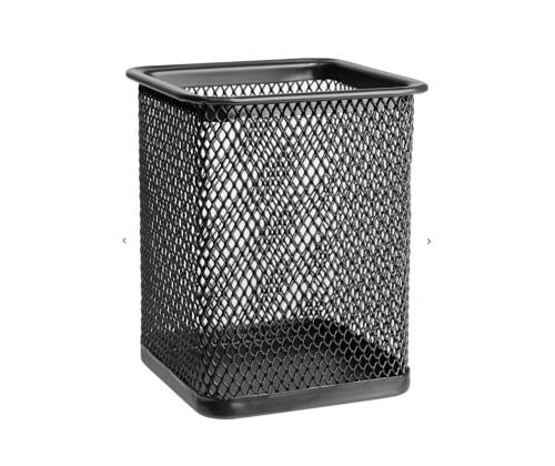 Pliiatsitops metallist kandiline 80x80x95mm must