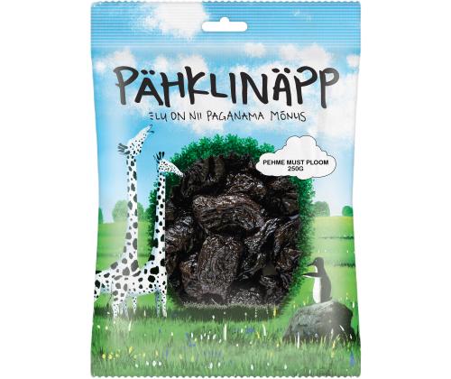 PÄHKLINÄPP Kuivatatud pehmed mustad ploomid 250g (kivideta)