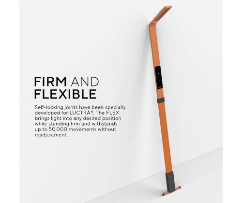 Põrandalamp LUCTRA Flex Orange