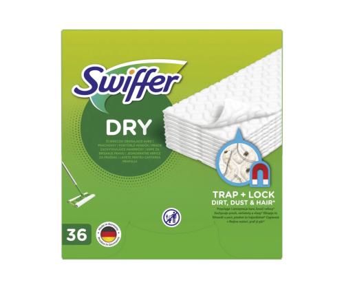 Põrandapuhastuslapid mopile SWIFFER Sweeper kuivad 36tk pakis