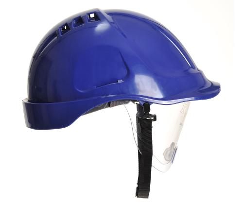 Kaitsekiiver visiiriga PORTWEST PW55 56-63cm sinine