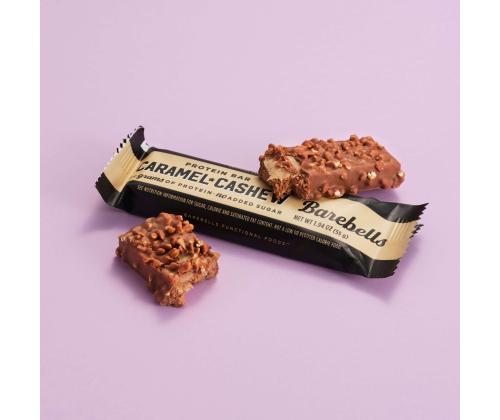Proteiinibatoon BAREBELLS Caramel & Cashew 55g