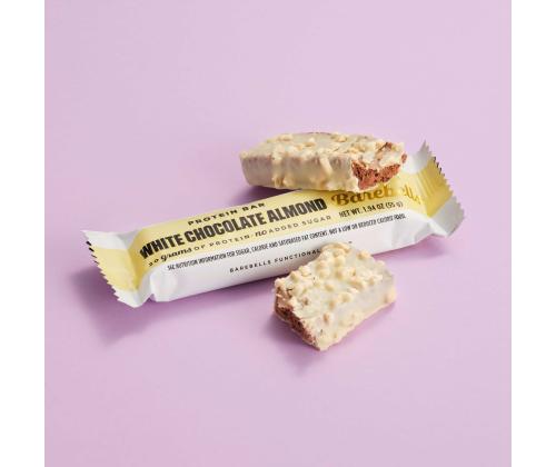 Proteiinibatoon BAREBELLS White Chocolate & Almond 55g