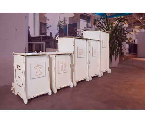 Prügikast 30L sorteerimisjaam SORTAIDER Modules W30