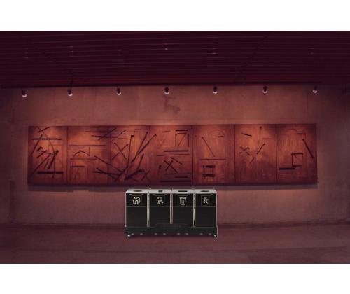 prügikast 60L x 4 sorteerimisjaam SORTAIDER SORTER 60B4