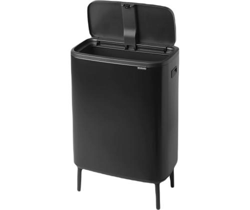 Prügikast BRABANTIA Bin Hi, jalgadel prügikast 2x30L, must