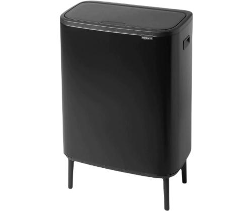 Prügikast BRABANTIA Bin Hi, jalgadel prügikast 2x30L, must