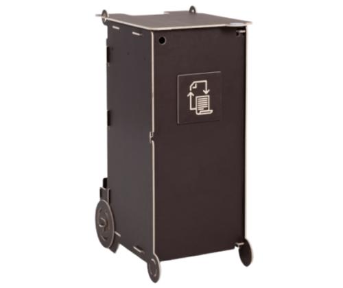 Prügikast sorteerimisjaam Ecolong 90L pruun avatud