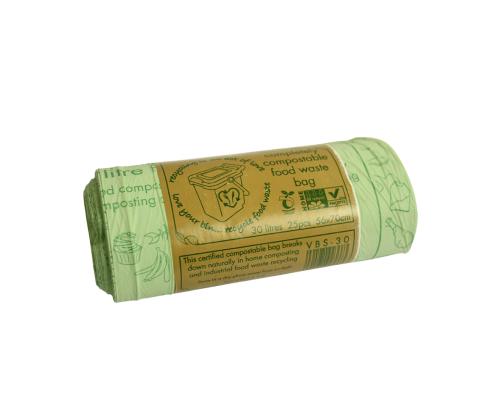 Prügikott 30L biolagunev 25tkrull VEGWARE