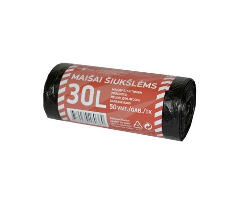 Prügikott HD 30L 8mic (510x600mm) 50tk rullis