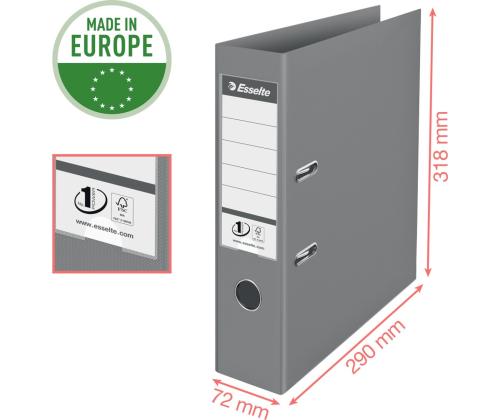 Registraator ESSELTE No.1 Colour´Ice A4 75mm sinine