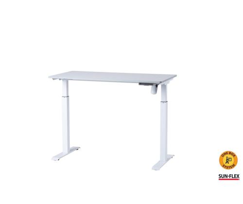 Reguleeritav laud SUN-FLEX EasyDesk 1200x600x15mm 1-mootoriga valge