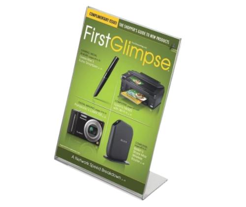 Reklaamalus lauale A5 L-jalal	