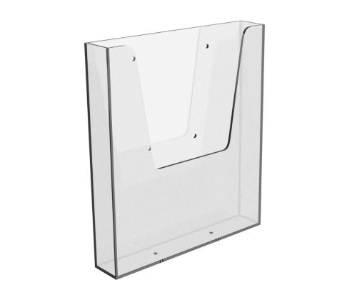 Reklaamalus seinale A5 1-taskuga kruviaukudega akrüülist