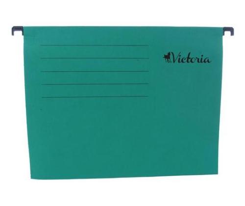 Rippkaaned A4 roheline 25tk pakis Victoria