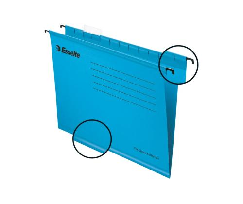 Rippkaaned ESSELTE A4 kartong sinine 25tk