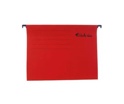 Rippkaaned VICTORIA A4 punane 25 tk pakis