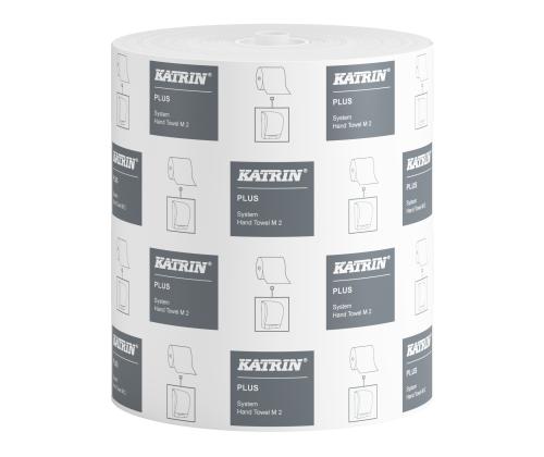 Rullkätepaber, 2-kihiline KATRIN System 19cmx160m, valge