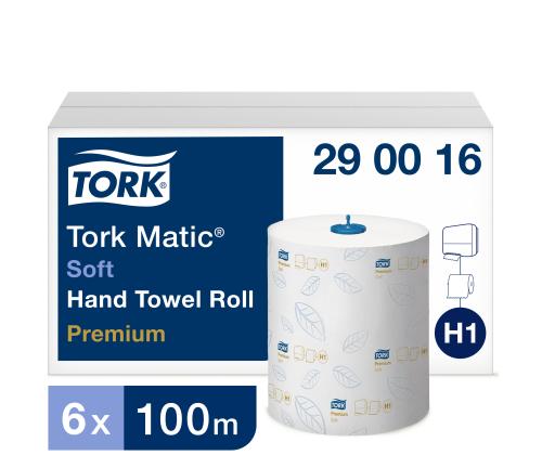 Rullkätepaber 2-kihiline TORK Matic 100 Soft, 6×100 m