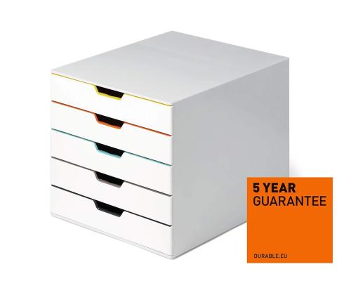 Sahtliboks DURABLE 280x292x356mm 5-sahtliga valge