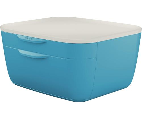 Sahtliboks lauale LEITZ Cosy 2-sahtlit sinine
