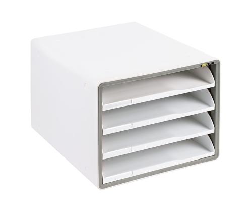 Sahtliboks lauale YELLOW ONE, 4 sahtliga, hall