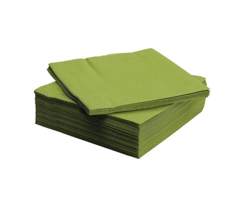 Salvrätikud 24x24cm 1-kihilised pistaatsia roheline 50tk